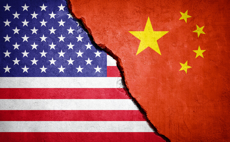 USA and China conflict image.
